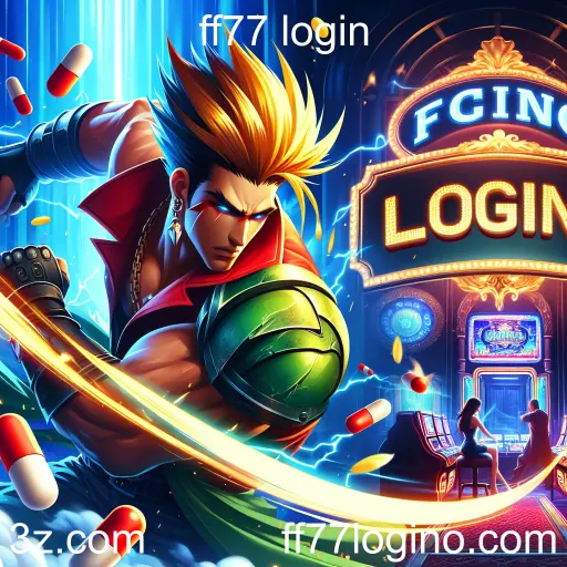 Imagem promocional da ff77 login mostrando a plataforma e suas vantagens